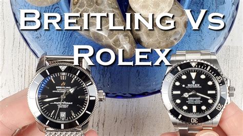 compare breitling to rolex|Breitling submariner.